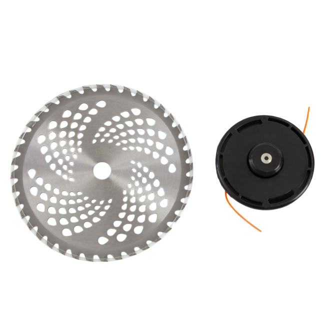 Триммер бензиновый DTL-52, 52 см3, неразъемная штанга, состоит из 2 частей Denzel в Казани