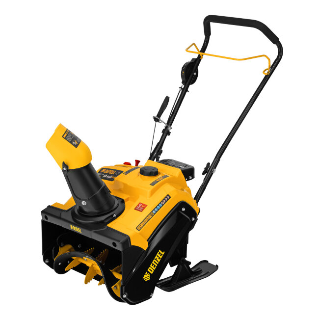 Бензиновая снегоуборочная машина SB 460 Sled, 99cc, лыжи ручной старт// Denzel в Казани