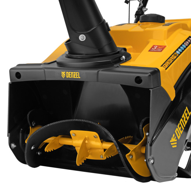 Бензиновая снегоуборочная машина SB 460 Sled, 99cc, лыжи ручной старт// Denzel в Казани