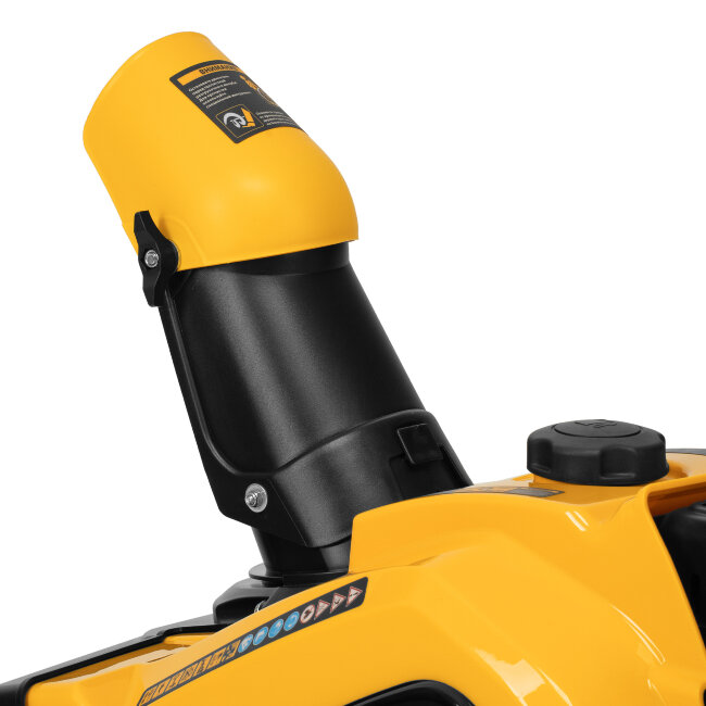 Бензиновая снегоуборочная машина SB 460 Sled, 99cc, лыжи ручной старт// Denzel в Казани