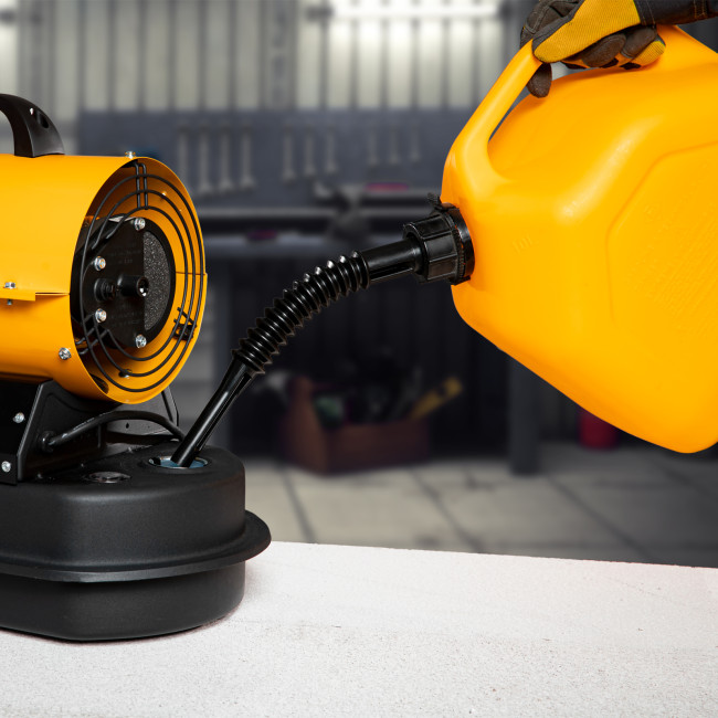 Дизельная тепловая пушка DHG-10, 10 кВт, 300 м3/ч, прямой нагрев Denzel в Казани