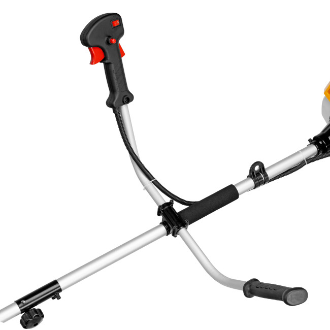 Триммер бензиновый DTL-52S, 52 см3, разъемная штанга, состоит из 2 частей Denzel в Казани