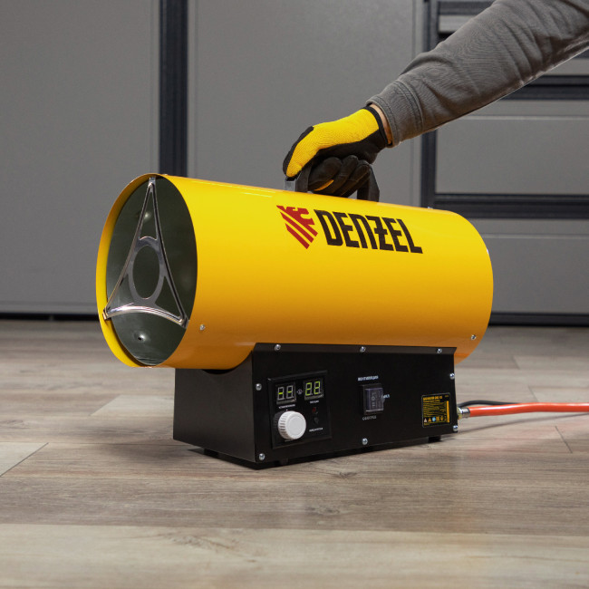 Газовая тепловая пушка GHG-15i, 15 кВт, цифровой термостат, пропан-бутан Denzel в Казани