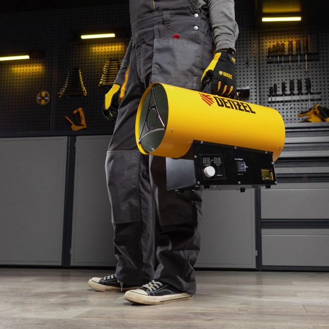 Газовая тепловая пушка GHG-15i, 15 кВт, цифровой термостат, пропан-бутан Denzel в Казани