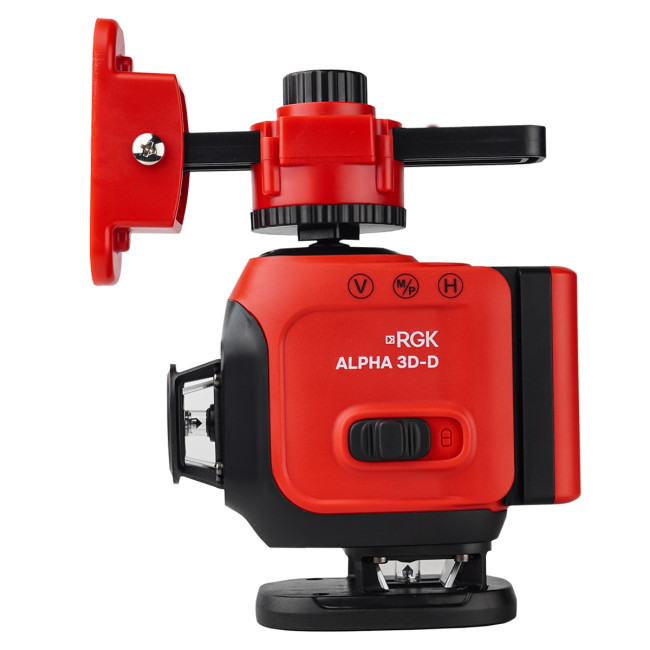 Лазерный уровень RGK ALPHA 3D-D с калибровкой с зелёным лучом в Казани