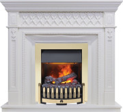 Каминокомплект Alexandria - Белый дуб с очагом Danville Brass FB2
