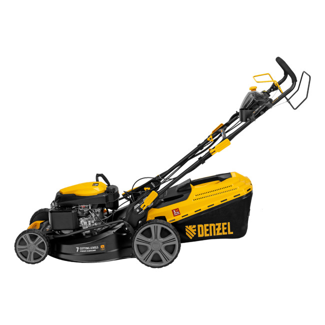 Газонокосилка бензиновая GLD-520SP-VE, 196 см3, ширина 52 см, привод, вариатор, электрический старт, 60 л Denzel в Казани