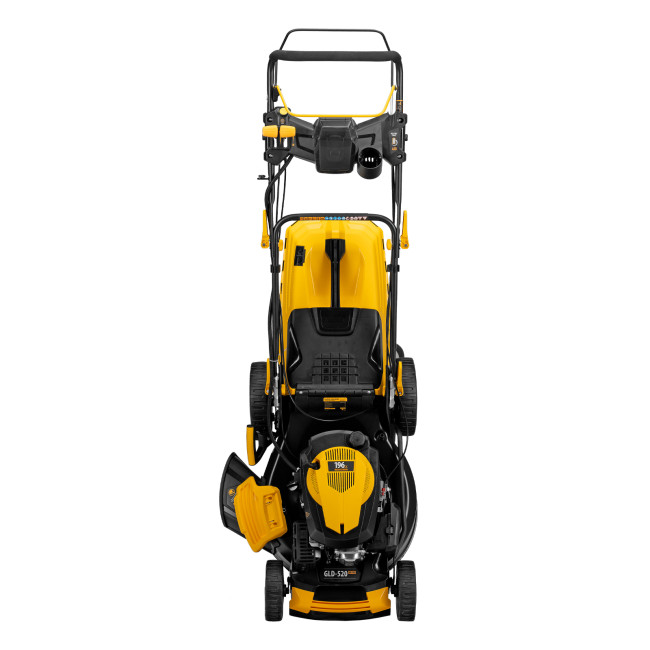 Газонокосилка бензиновая GLD-520SP-VE, 196 см3, ширина 52 см, привод, вариатор, электрический старт, 60 л Denzel в Казани