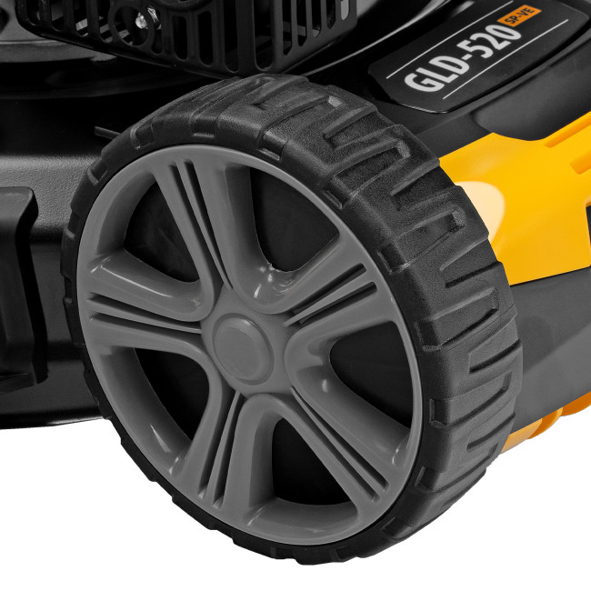 Газонокосилка бензиновая GLD-520SP-VE, 196 см3, ширина 52 см, привод, вариатор, электрический старт, 60 л Denzel в Казани