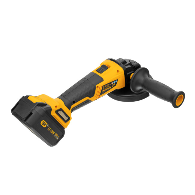 Машина углошлифовальная аккумуляторная бесщет. BLG-IB-18-125-4, Li-ion, 18 В Denzel в Казани