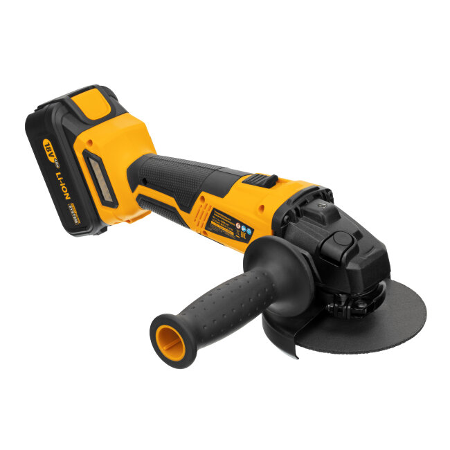 Машина углошлифовальная аккумуляторная бесщет. BLG-IB-18-125-4, Li-ion, 18 В Denzel в Казани