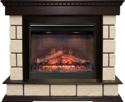 Каминокомплект Shateau Темный дуб / Шампань с очагом Symphony 26'' DF2608-INT