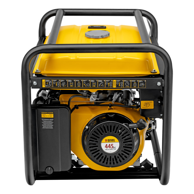 Генератор бензиновый GE 8900, 8.5 кВт, 220 В/50 Гц, 25 л, ручной старт Denzel в Казани
