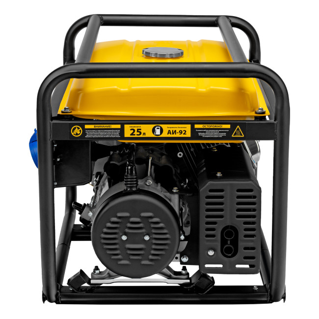 Генератор бензиновый GE 8900, 8.5 кВт, 220 В/50 Гц, 25 л, ручной старт Denzel в Казани