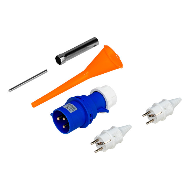 Генератор бензиновый GE 8900, 8.5 кВт, 220 В/50 Гц, 25 л, ручной старт Denzel в Казани