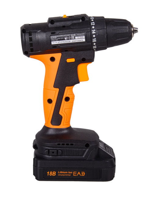 Дрель-шуруповерт аккумуляторная Вихрь ДА-18Л-2К/Б (бесщеточный двигатель) в Казани