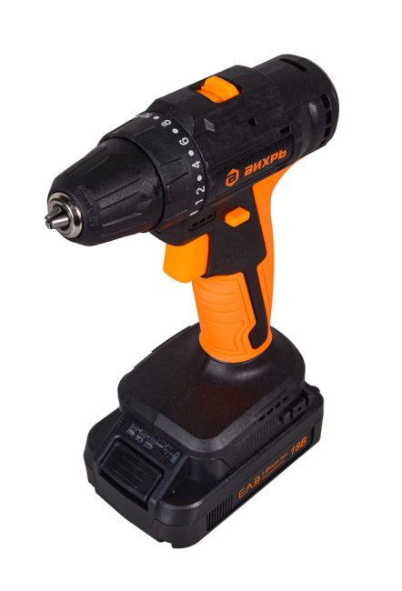 Дрель-шуруповерт аккумуляторная Вихрь ДА-18Л-2К/Б (бесщеточный двигатель) в Казани