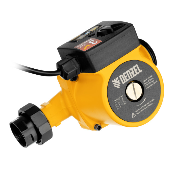 Циркуляционный насос CP25-6, напор 6 м, 50 л/мин, 1 м кабель, монт. длина 180 мм Denzel в Казани