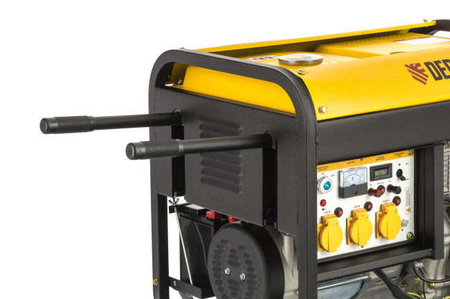 Генератор дизельный DD6300Е, 5.0 кВт, 220 В/50 Гц, 15 л, электростартер Denzel в Казани