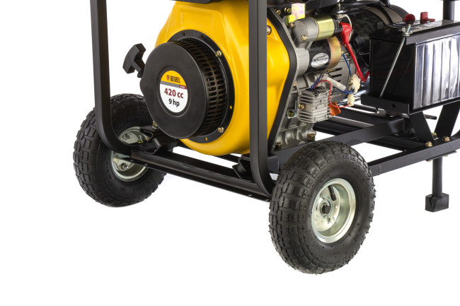 Генератор дизельный DD6300Е, 5.0 кВт, 220 В/50 Гц, 15 л, электростартер Denzel в Казани