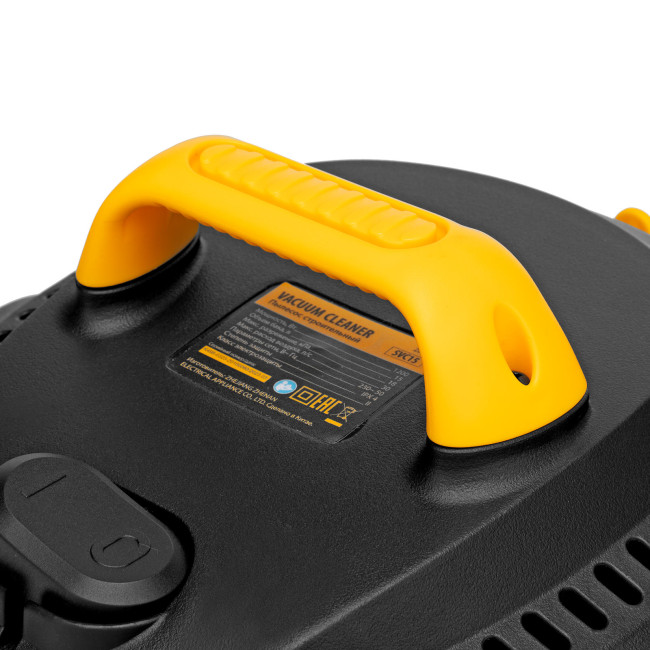 Пылесос строительный SVC15, 1200 Вт, бак 15 л, шланг 2 м Denzel в Казани