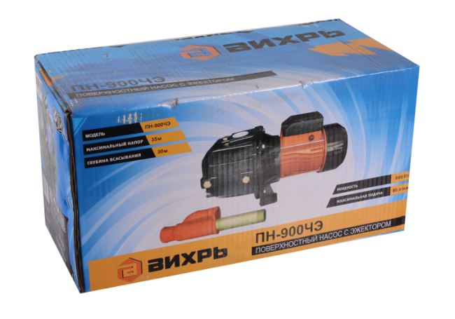 Поверхностный насос ВИХРЬ ПН-900ЧЭ в Казани