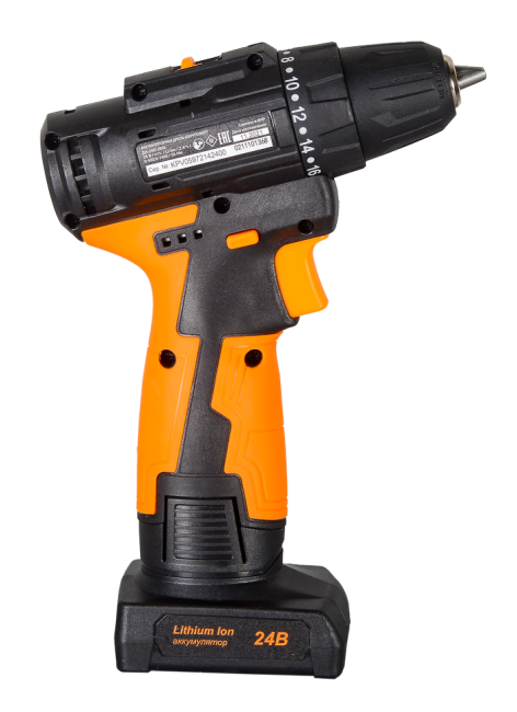Дрель-шуруповерт аккумуляторная Вихрь ДА-24Л-2К/Б (бесщеточный двигатель) в Казани