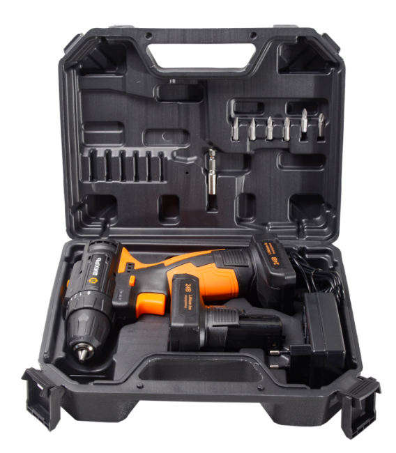 Дрель-шуруповерт аккумуляторная Вихрь ДА-24Л-2К/Б (бесщеточный двигатель) в Казани