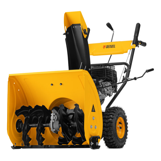 Бензиновая снегоуборочная машина SBM 610, 212 cc, ручной старт, фара Denzel в Казани