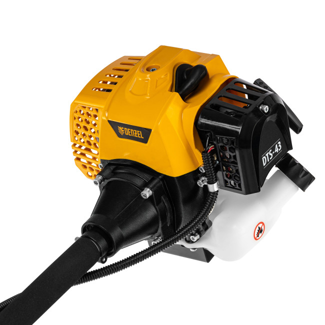 Триммер бензиновый DTS-43, 43 см3, неразъемная штанга, состоит из 2 частей Denzel в Казани