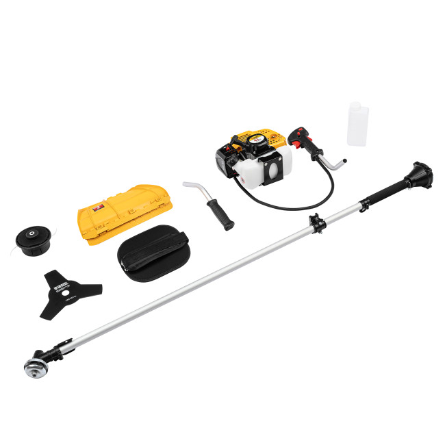 Триммер бензиновый DTS-43, 43 см3, неразъемная штанга, состоит из 2 частей Denzel в Казани