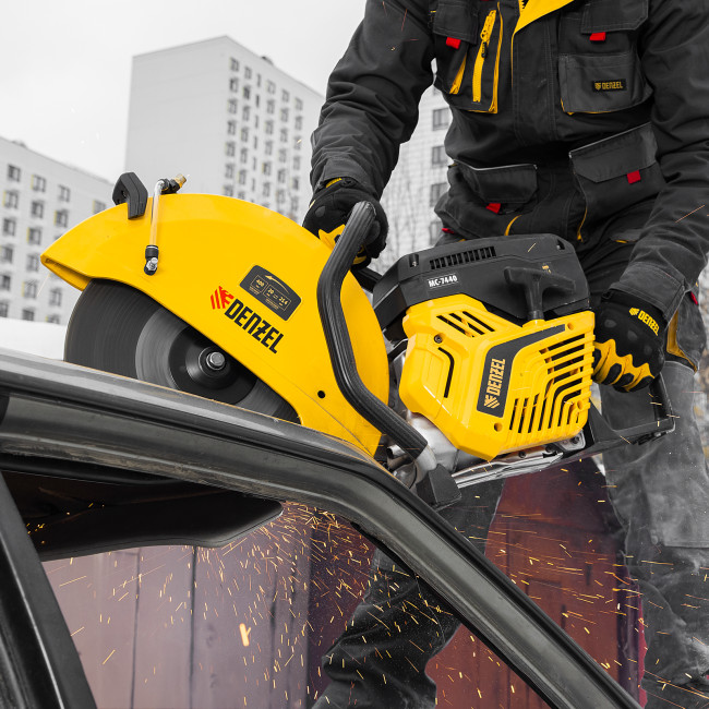 Бензорез МС-7440, 74 см3, диаметр диска 400 мм DENZEL в Казани