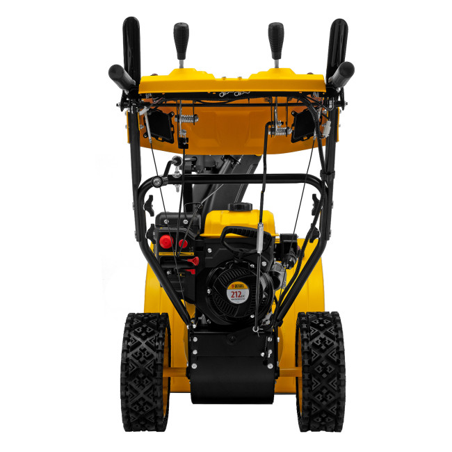 Бензиновая снегоуборочная машина SBM 610S PRO, 212 cc, электростартер, фара, обогрев Denzel в Казани