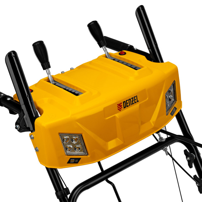 Бензиновая снегоуборочная машина SBM 610S PRO, 212 cc, электростартер, фара, обогрев Denzel в Казани