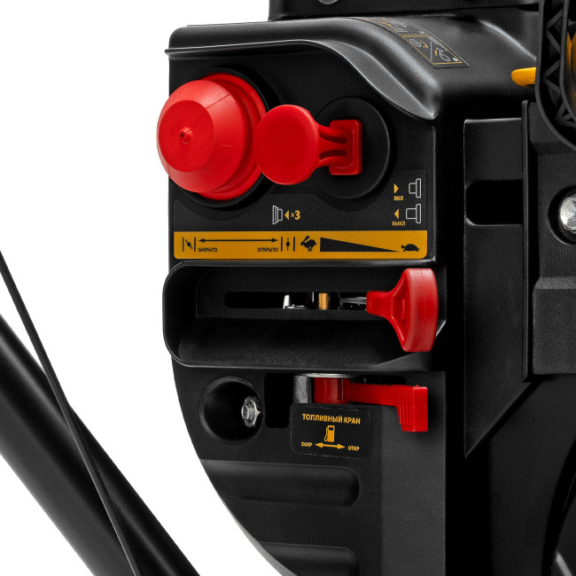 Бензиновая снегоуборочная машина SBM 610S PRO, 212 cc, электростартер, фара, обогрев Denzel в Казани