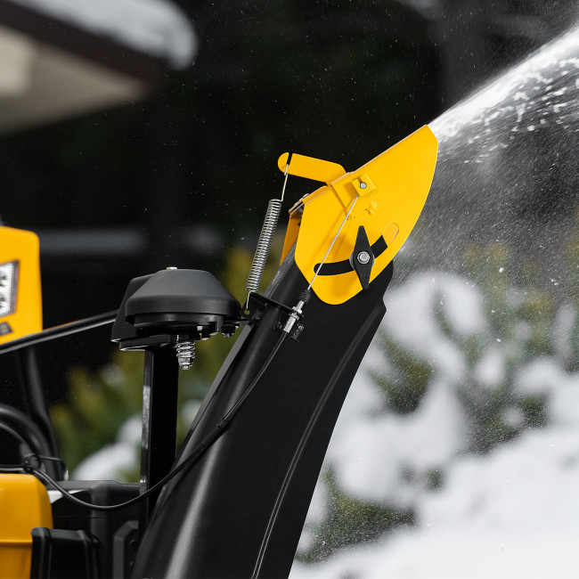 Бензиновая снегоуборочная машина SBM 610S PRO, 212 cc, электростартер, фара, обогрев Denzel в Казани