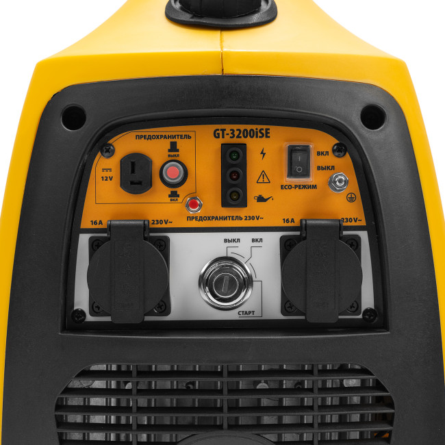 Генератор инверторный GT-3200iSE, 3.2 кВт, 230 В, бак 6 л, закрытый корпус, электростартер Denzel в Казани