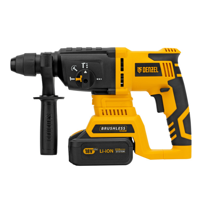 Перфоратор аккумуляторный BLRH-IB-26 Li-Ion, 18 В Denzel в Казани Перфоратор аккумуляторный BLRH-IB-26 Li-Ion, 18 В Denzel в Казани