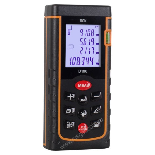 Лазерный дальномер RGK D100 (с поверкой) в Казани