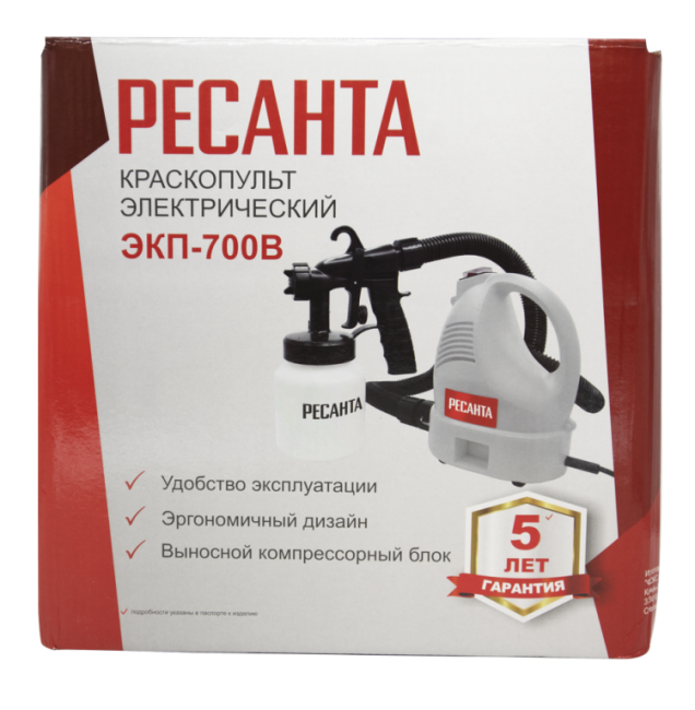Краскопульт электрический Ресанта ЭКП-700В в Казани