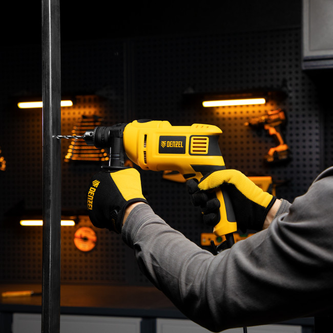 Дрель ударная ID-750, 750 Вт, 0-3000 об/мин, 48000 уд/мин Denzel в Казани