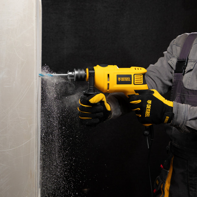 Дрель ударная ID-750, 750 Вт, 0-3000 об/мин, 48000 уд/мин Denzel в Казани