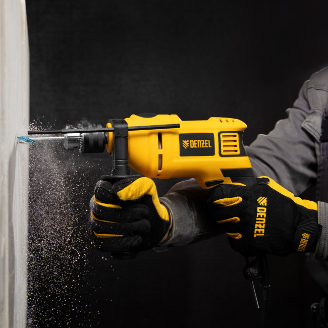 Дрель ударная ID-750, 750 Вт, 0-3000 об/мин, 48000 уд/мин Denzel в Казани