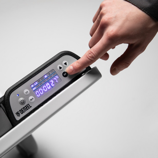 Конвектор гибридный электрический HybridX-2000, ИК нагреватель, цифровой термостат Denzel в Казани