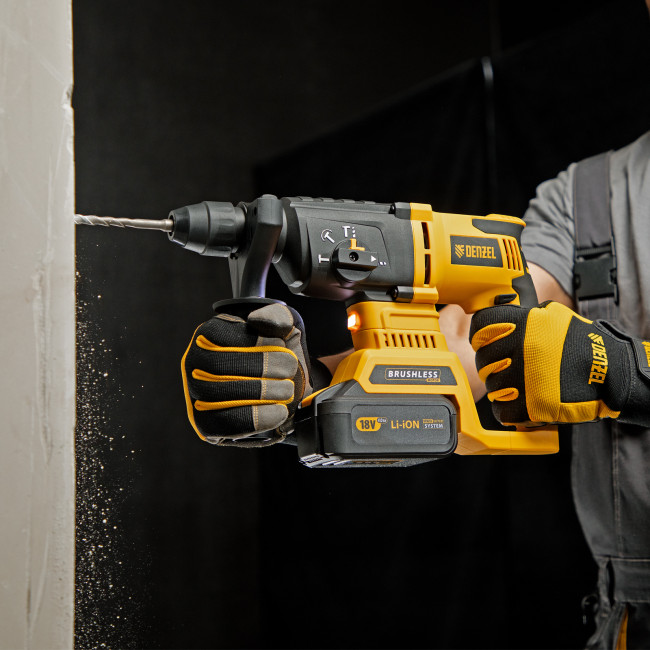 Перфоратор аккумуляторный BLRH-IB-26-0 Li-Ion, 18 В Denzel в Казани