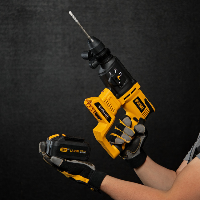 Перфоратор аккумуляторный BLRH-IB-26-0 Li-Ion, 18 В Denzel в Казани