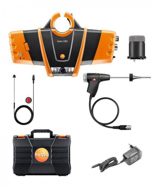 Расширенный комплект testo 330i для анализа дымовых газов в Казани