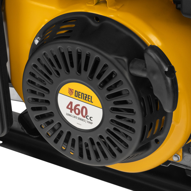 Генератор бензиновый PS 90 EA, 9.0 кВт, 230В, 25 л, коннектор автоматики, электростартер Denzel в Казани