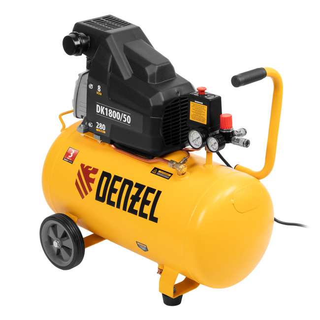 Компрессор воздушный DK1800/50, Х-PRO 1.8 кВт, 280л/мин, 50л Denzel в Казани Компрессор воздушный DK1800/50, Х-PRO 1.8 кВт, 280л/мин, 50л Denzel в Казани