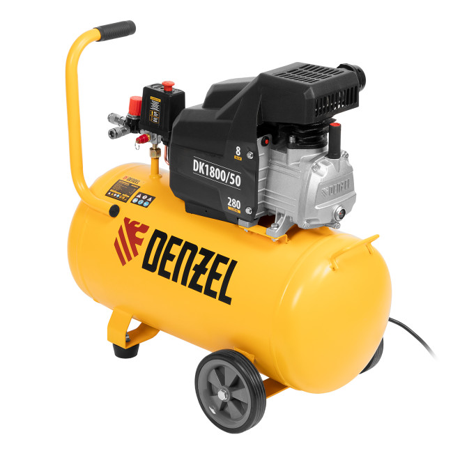 Компрессор воздушный DK1800/50, Х-PRO 1.8 кВт, 280л/мин, 50л Denzel в Казани Компрессор воздушный DK1800/50, Х-PRO 1.8 кВт, 280л/мин, 50л Denzel в Казани